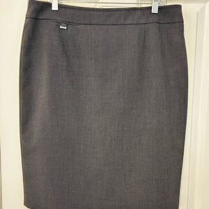 Calvin Klein Charcoal Pencil Skirt